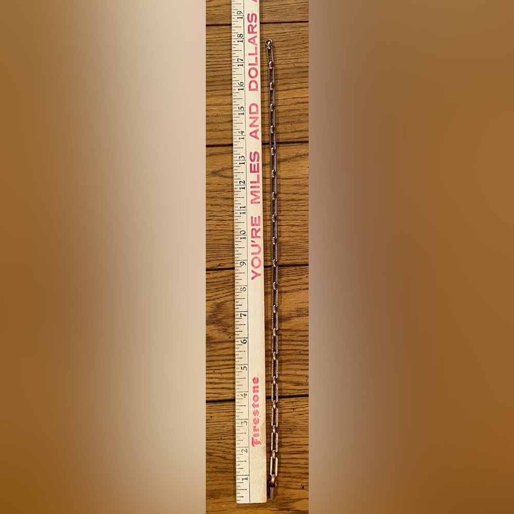 Euc Solid Copper Chain/Necklace, Length Pictured - image 3